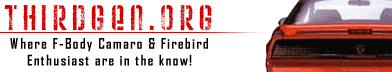 Third Generation Camaros Firebirds