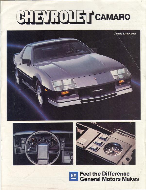 1983 Z28-E Brochure