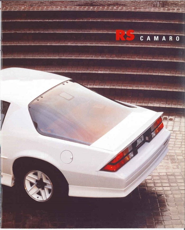 1991 Camaro Sales Brochure