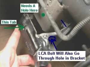 Hose and Cable Bracket Alignment