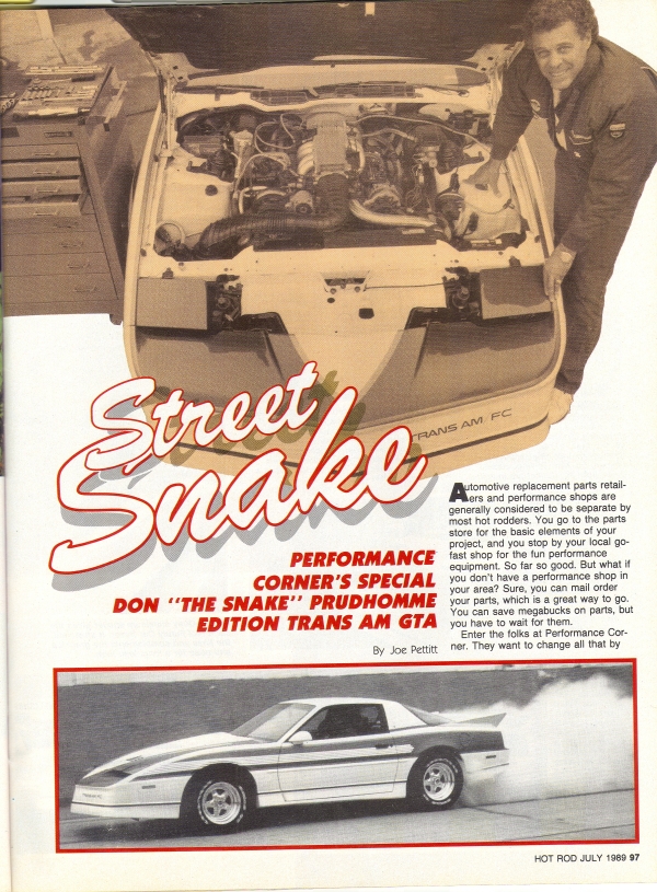 Street Snake - Hot Rod July 1989