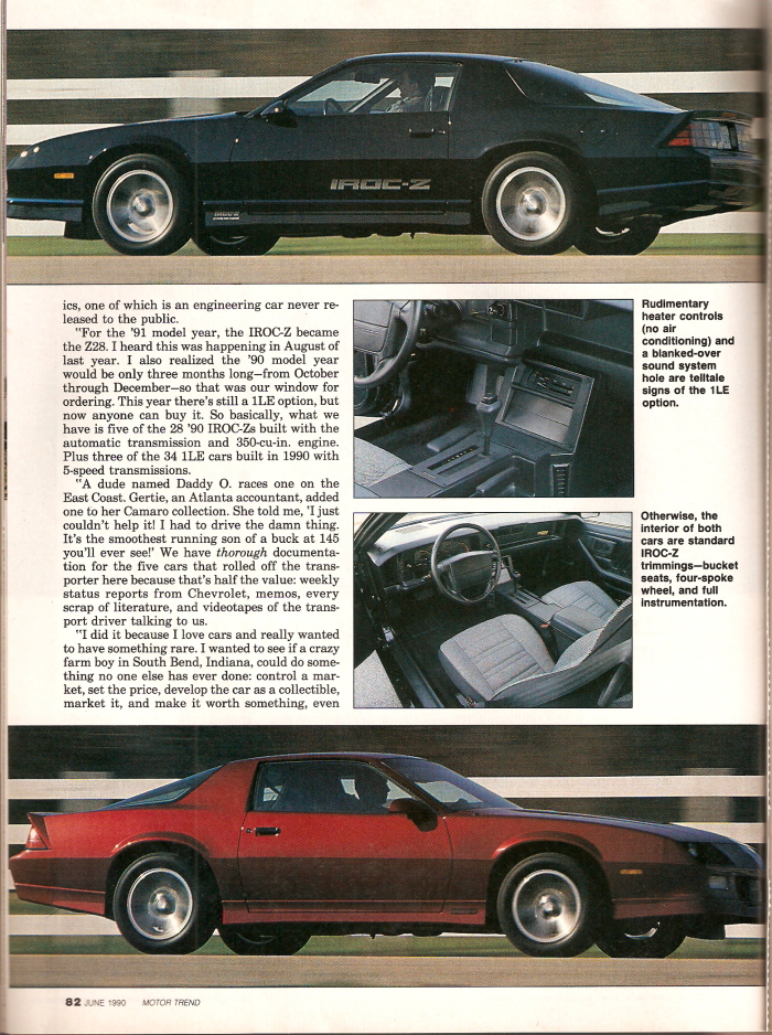Secret Chevys - Motor Trend - June 1990