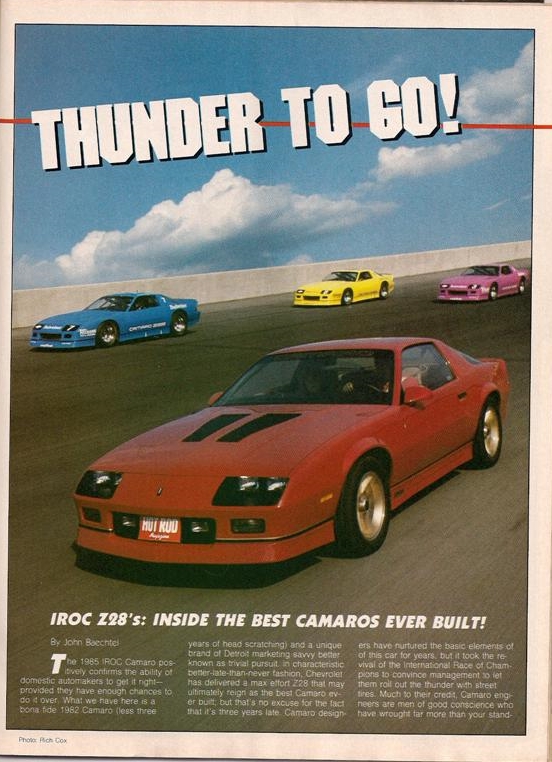 Thunder to Go Hot Rod February 1985