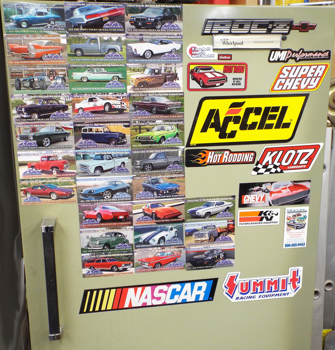 ROCKAUTO CAR MAGNETS 10 PCS VARIED WITHOUT HAVING REPEATED