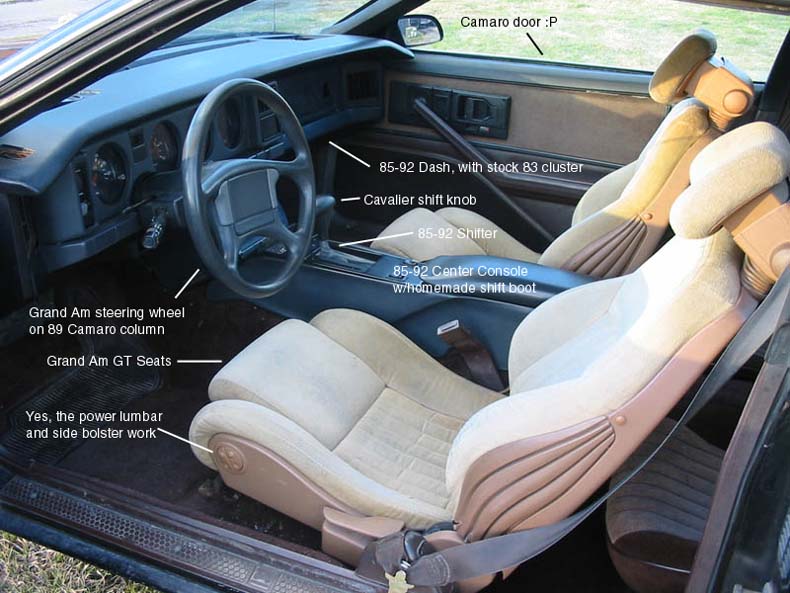 Cavalier Seats Installed Third Generation F Body Message