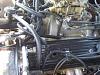 A/C compressor with V belts and vortec heads and intake-intake-bracket.jpg