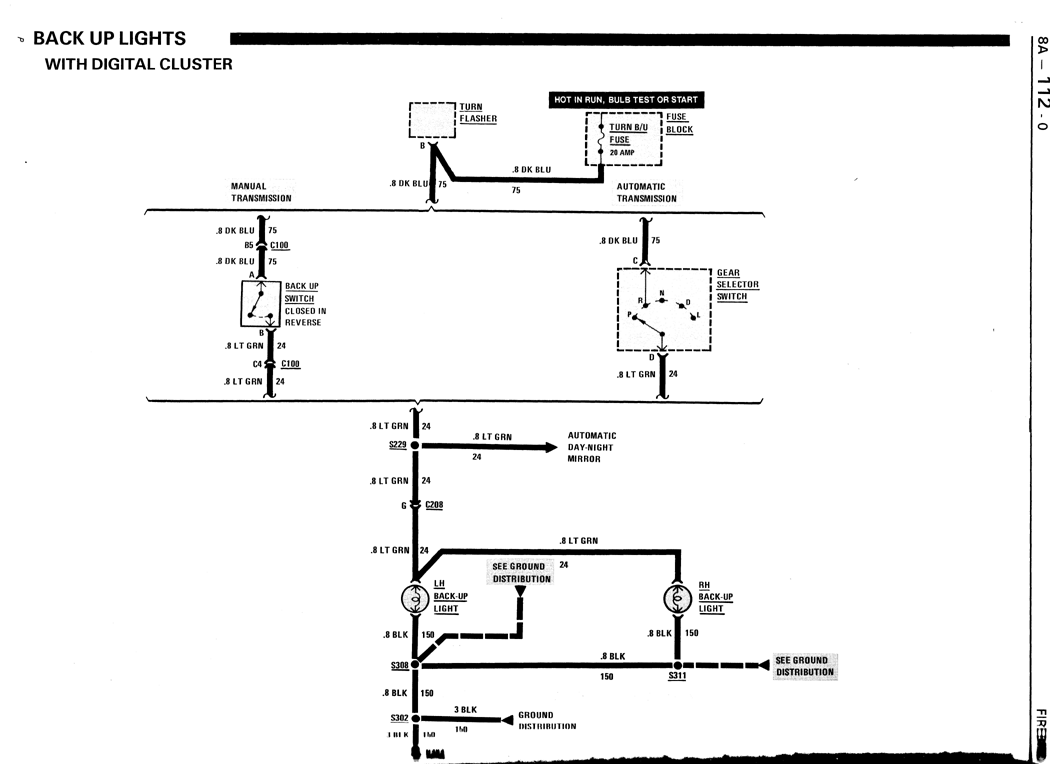 I U0026 39 M Looking For A Reverse Light Wiring Diagram For An 88