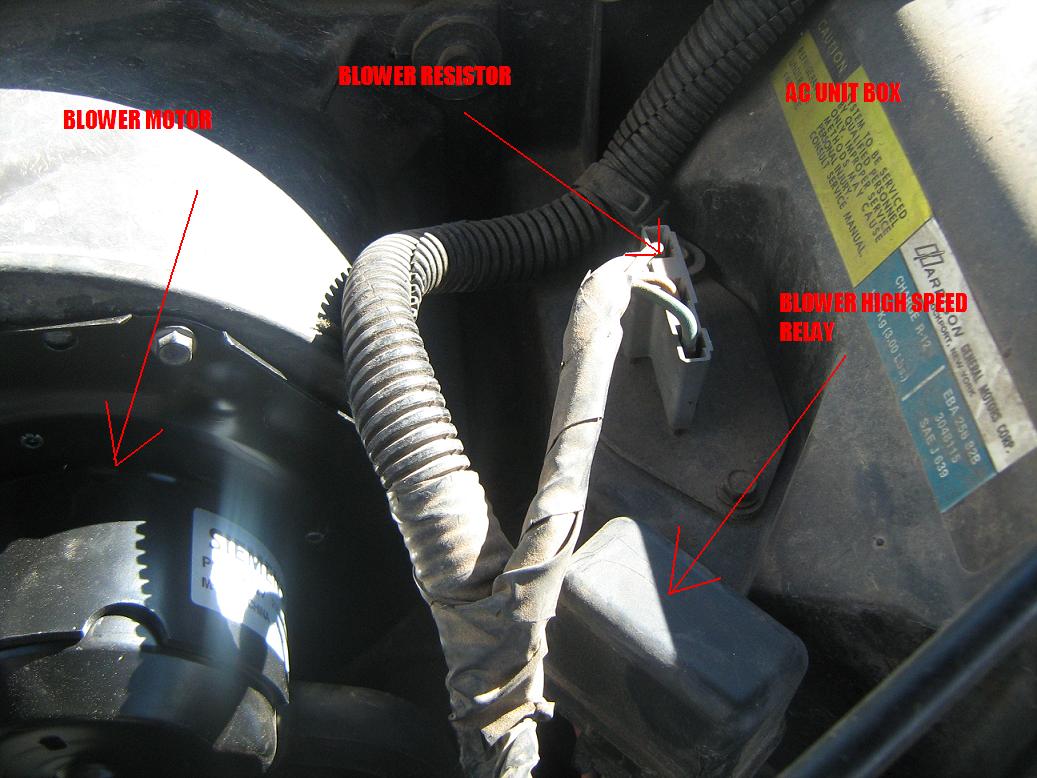 Heater Blower Motor, Resistor, Relay, and more... - Third ... 94 buick roadmaster fuse box diagram 