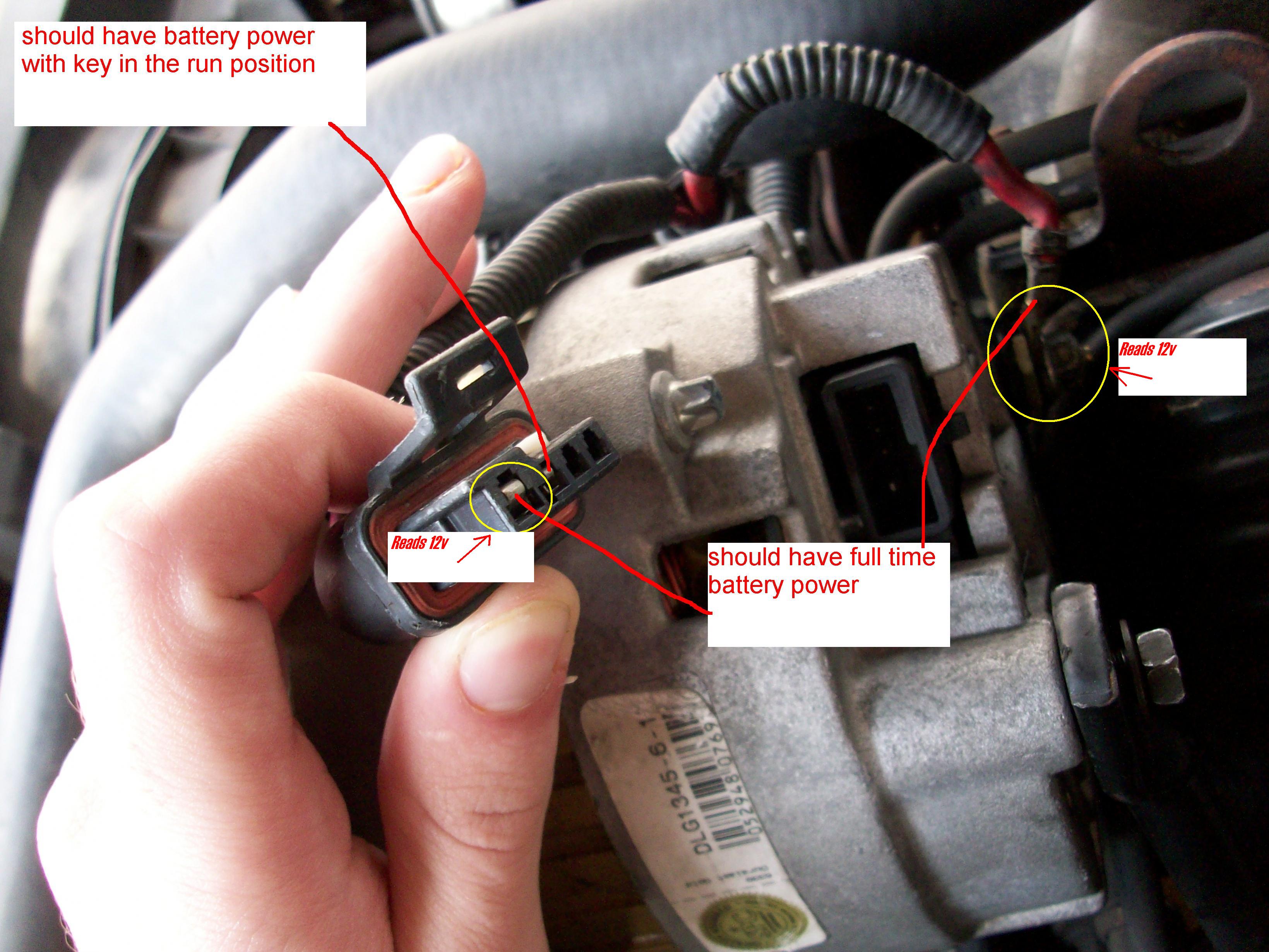 Alternator is good, but itsn't charging the battery. Help ... 90 300zx wiring diagram 