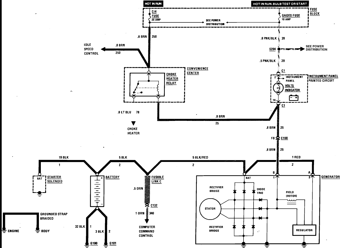 84 voltage regulator wiring issue - Third Generation F ... 1951 chevy voltage regulator wiring diagram chevy 