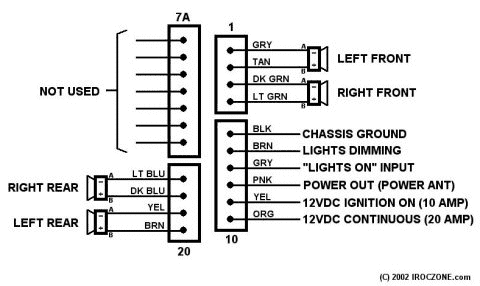 Radio Harness Problems - Third Generation F-Body Message ... 86 ford truck radio wiring diagram schematic 