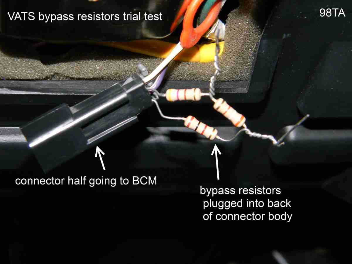 vats resistor wiring help - Third Generation F-Body Message Boards