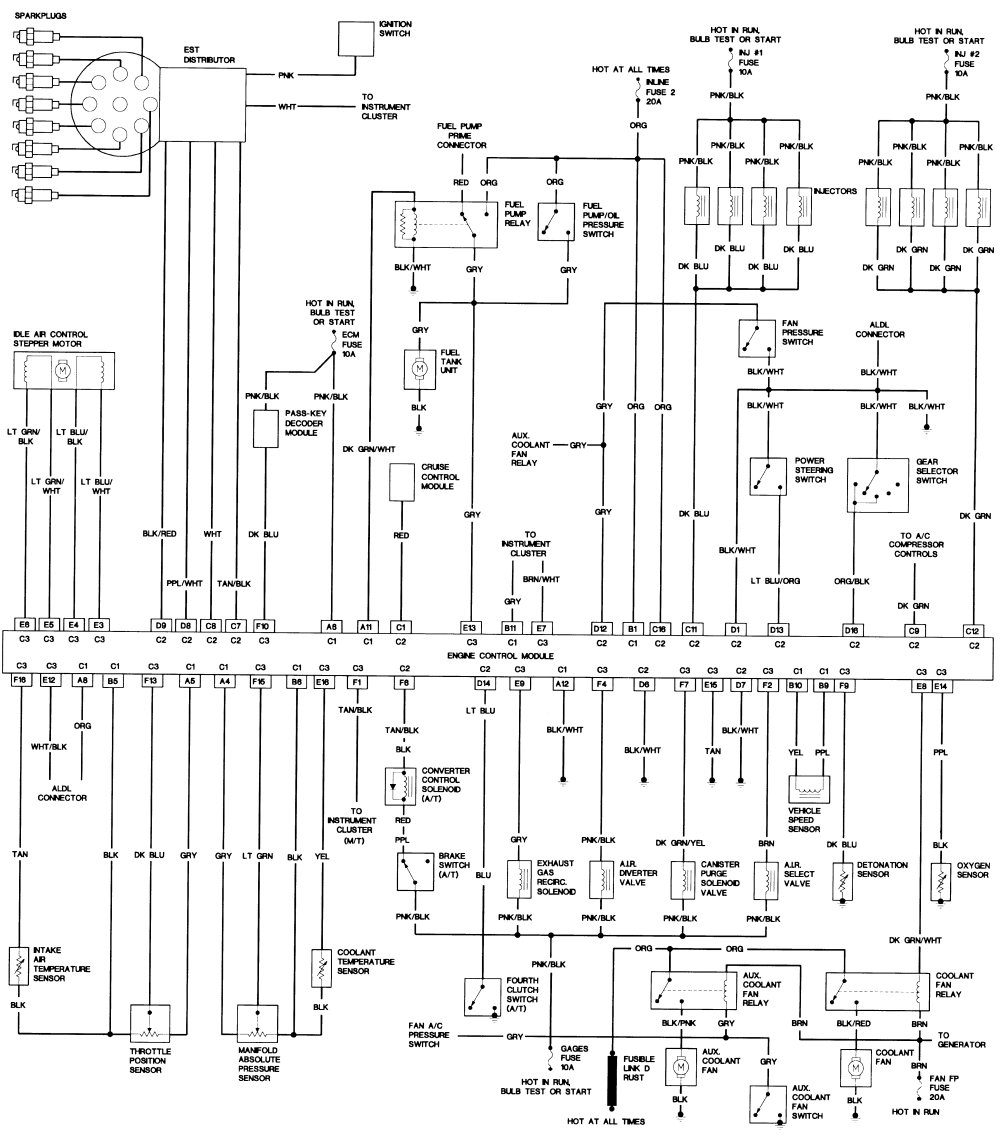 Chevy 3 1 Engine Diagram 1991 - Wiring Diagram