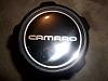 Black Camaro wheel center cap. CLEAN!  w/shipping. I will take radio trades.-100_1683.jpg