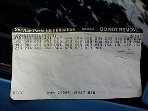 Looking for Silver 1987 FIREBIRD WA Lower Color Number-1988-firbird-v6-spid