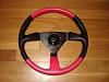 Grant GT Steering Wheel Black and Red Leather NICE!-006.jpg