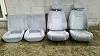Grey cloth Firedbird seats set of four-2011-01-02_14-40