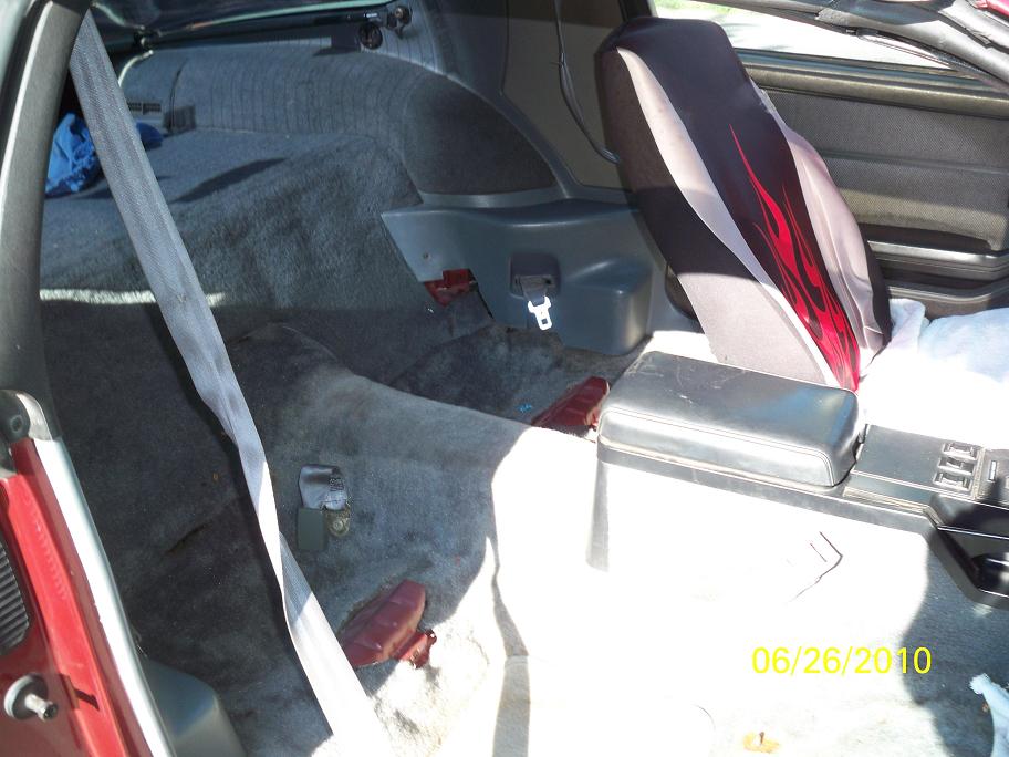 85-92 Camaro Firebird Seat Belt Bolt Cover Gray