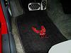 F/S Llyods Custom Floor Mats/ Gray with Red Bird-4 Piece-p1010070.jpg