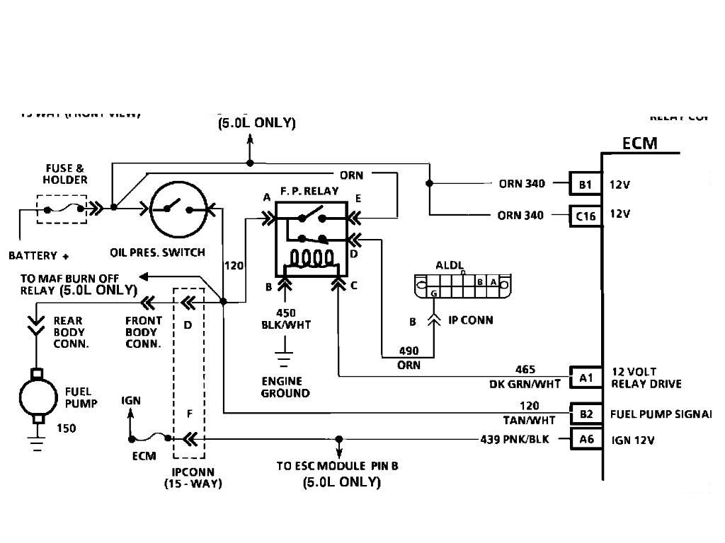 No start maybe the Oil pressure switch/sender? - Third ... ford oil pressure switch wiring diagram 