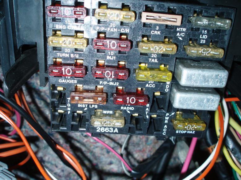 wiring new temp gauge - Third Generation F-Body Message Boards under dash wiring harness 1979 gmc 