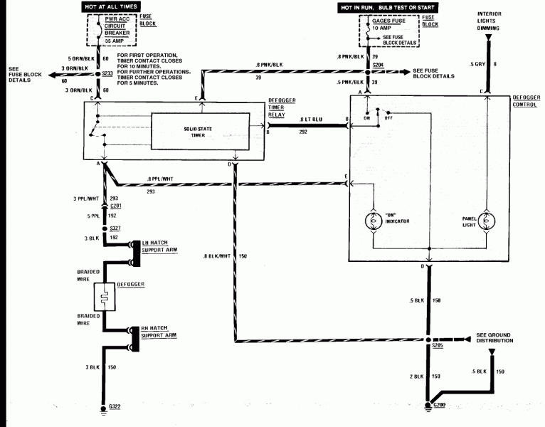 Rear Defogger Wiring Diagram Third, 1979 Pontiac Trans Am Wiring Diagram