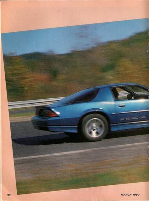 Camaro Light - 1989 1LE - Muscle Cars - March 1990