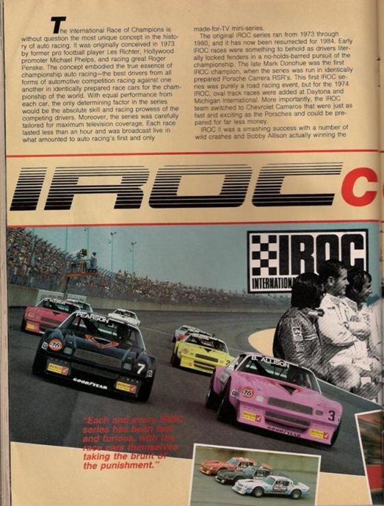 1984 IROC Competion