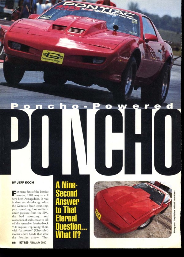 Poncho Powered Poncho - Hot Rod - February 2000