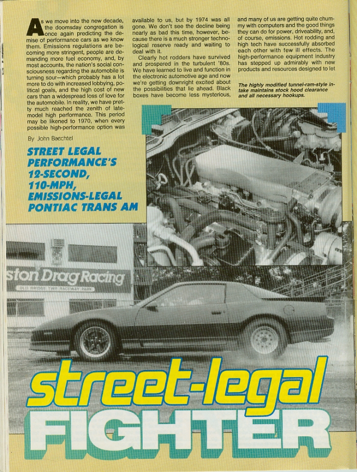Street Legal Fighter - Hot Rod - January 1990
